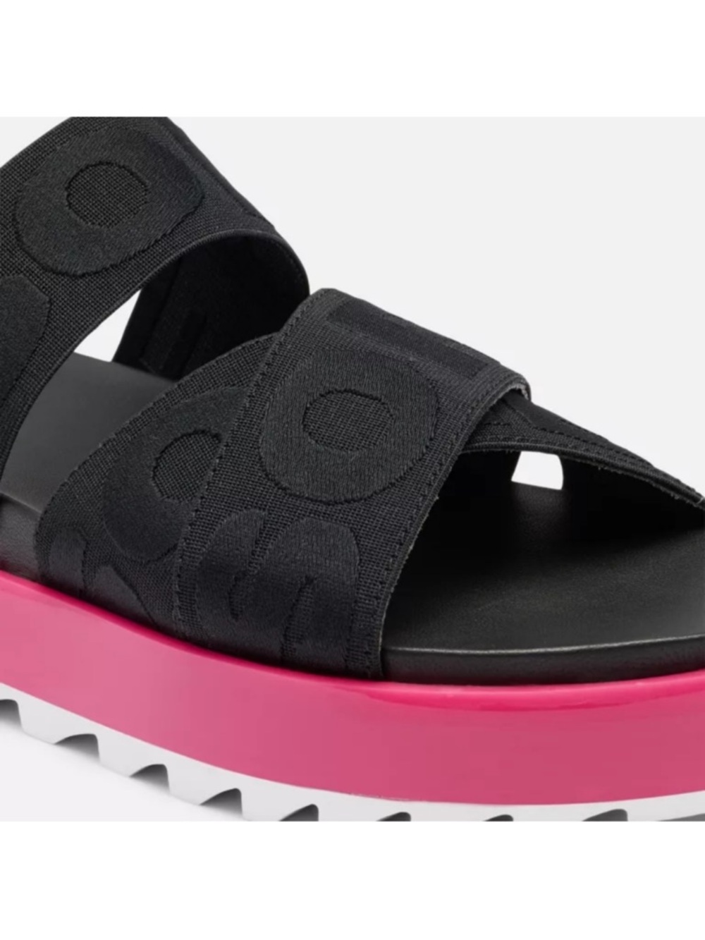 Sorel Roaming Sport Slides Sandals Black/Pink Size 12 Walking Vacation Summer - Picture 8 of 9